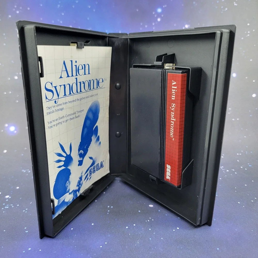 Alien Syndrome Sega Master System 1988 Arcade Hit Complete CIB Tonka 7006